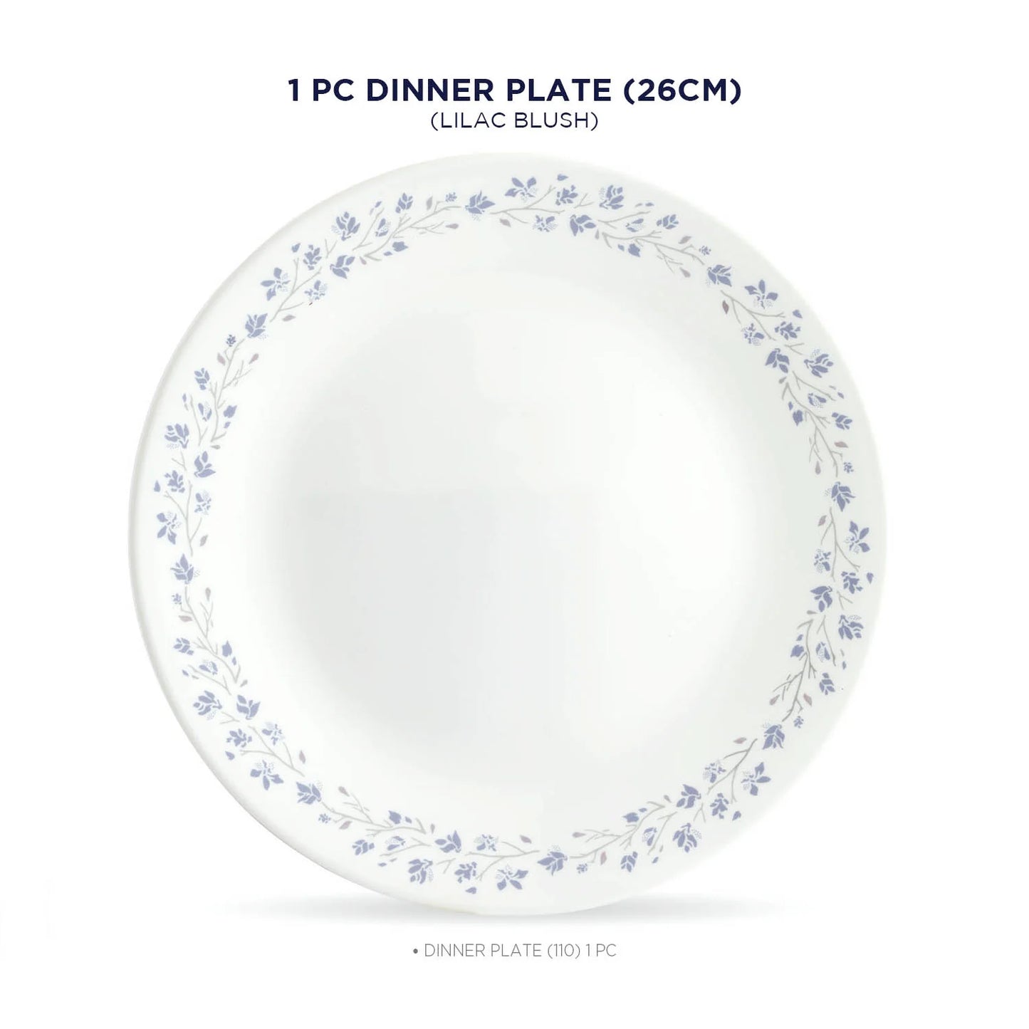 26cm Dinner Plate Lilac Blush 110