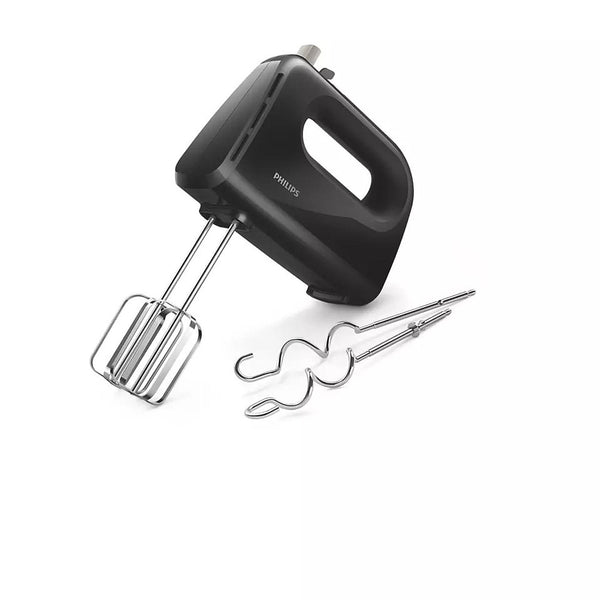 Philips Daily Hand Mixer 300W 5 Speed Black - HR3705/10