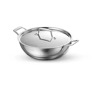 Aeion Triply Clad 20cm Kadai with SS Lid