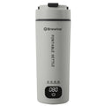 Brewine Portable Kettle,450ml,Grey, Multi-Temp-Setting,Auto Cut-Off, Digital Display,Touch Button,Wide Voltage Range220-230V Suitable for India,300 Watt