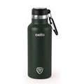 Cello Duro Hector Thermosteel Water Bottle 550 ml, Black | ISI Certified Stainless Steel, Double Walled Vacuum Insulated Flask | 24 Hrs Hot & Cold Thermos Water Bottle For Office, Gym, Travel, Gifting