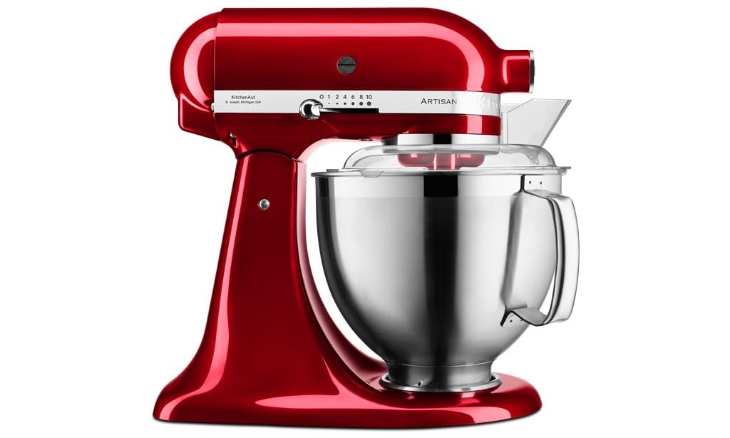 KitchenAid Artisan Series 5KSM150PSDER 300 - Watt Tilt Head Stand Mixer 4.8 Litre - Empire Red