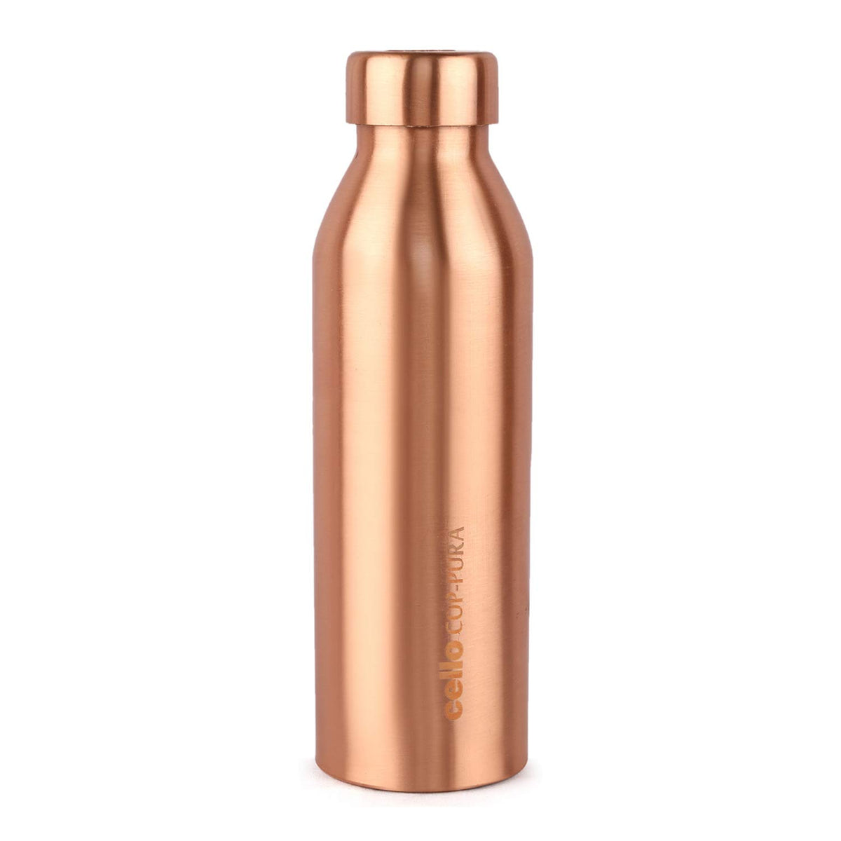 Cello Cop-Pura Moksha Copper Water Bottle, 1000ml, 1 Piece, Copper