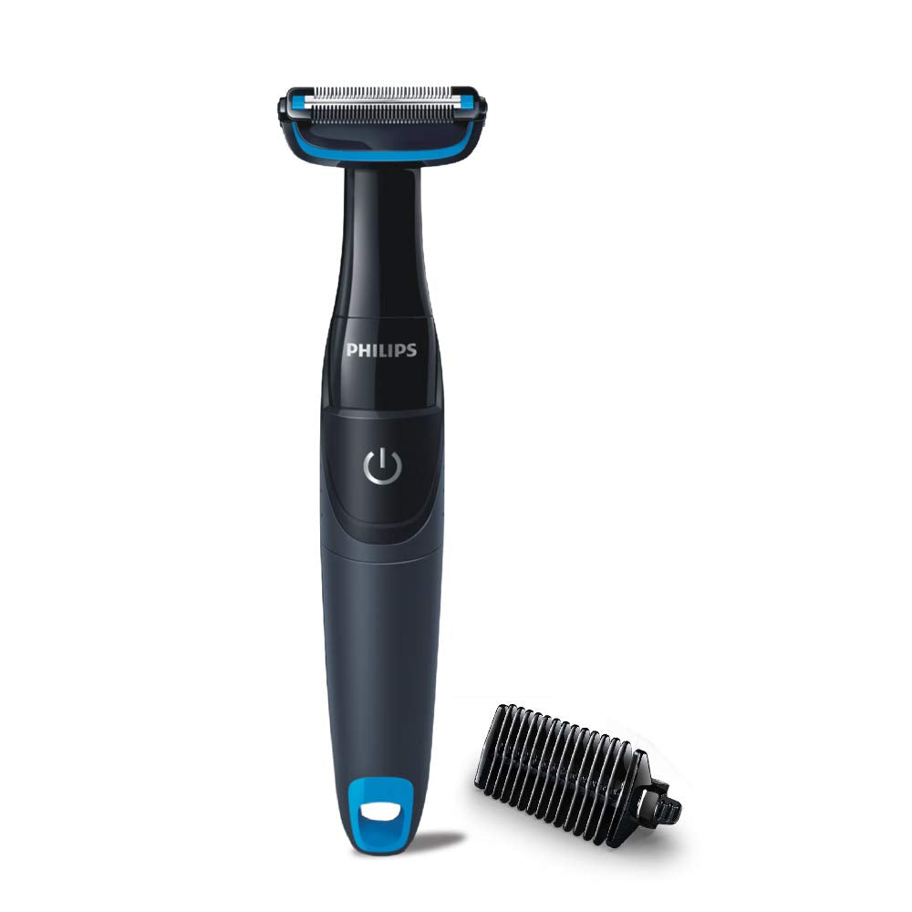 PHILIPS Straightener Dryer Styling Kit, HP8643/46 and Body Groomer, BG1025/15 Combo (Black)