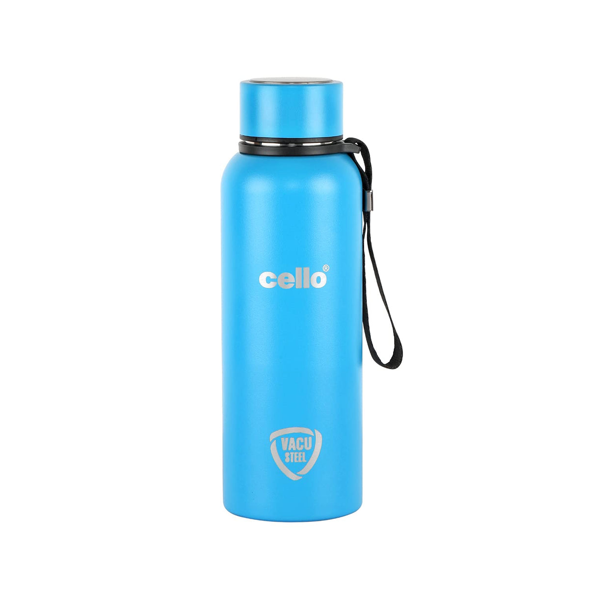 CELLO Duro Kent Stainless Steel Hot and Cold Water Bottle 900 ml Military Green | ISI Certified Spillproof Leakproof Double Wall Vacuum Insulated Thermos Flask Water Bottle for Home Office Gym Travel