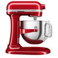 KitchenAid 6.6L Bowl-Lift Stand Mixer, Candy Apple Red – Stainless Steel Whisk, Flat Beater, Dough Hook, Double-Sided Flex Edge Beater & Pouring Shield