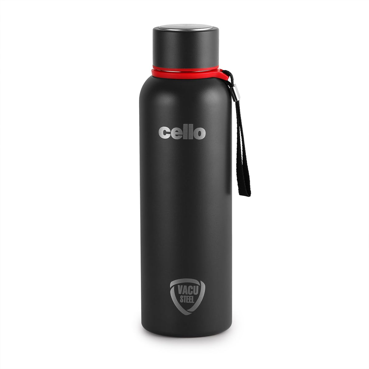 CELLO Duro Kent Stainless Steel Hot and Cold Water Bottle 900 ml Military Green | ISI Certified Spillproof Leakproof Double Wall Vacuum Insulated Thermos Flask Water Bottle for Home Office Gym Travel