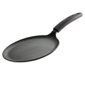 TRAMONTINA TITANEX 28cm Pre-Seasoned Cast Iron Dosa Tawa | Flat Surface with Raised Edges | for Dosa, Uttapam, Cheela, Paratha | Induction & Gas Compatible | Non-Slip Handle