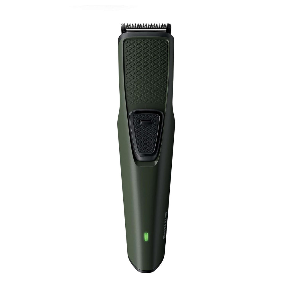 Philips Corded Electric BT1230/15 Skin-friendly Beard trimmer for Men, Dura Power Technology, Cordless Rechargeable with USB Charging, Charging indicator, Travel lock