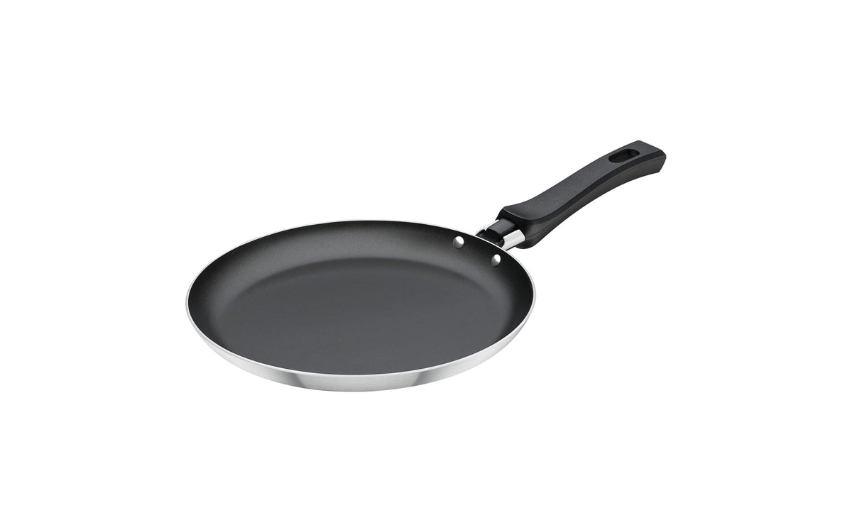 TRAMONTINA Heritage Iron Kadai with Lid 20 cm 1.7 L | Black