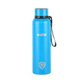 CELLO Duro Kent Stainless Steel Hot and Cold Water Bottle 900 ml Military Green | ISI Certified Spillproof Leakproof Double Wall Vacuum Insulated Thermos Flask Water Bottle for Home Office Gym Travel