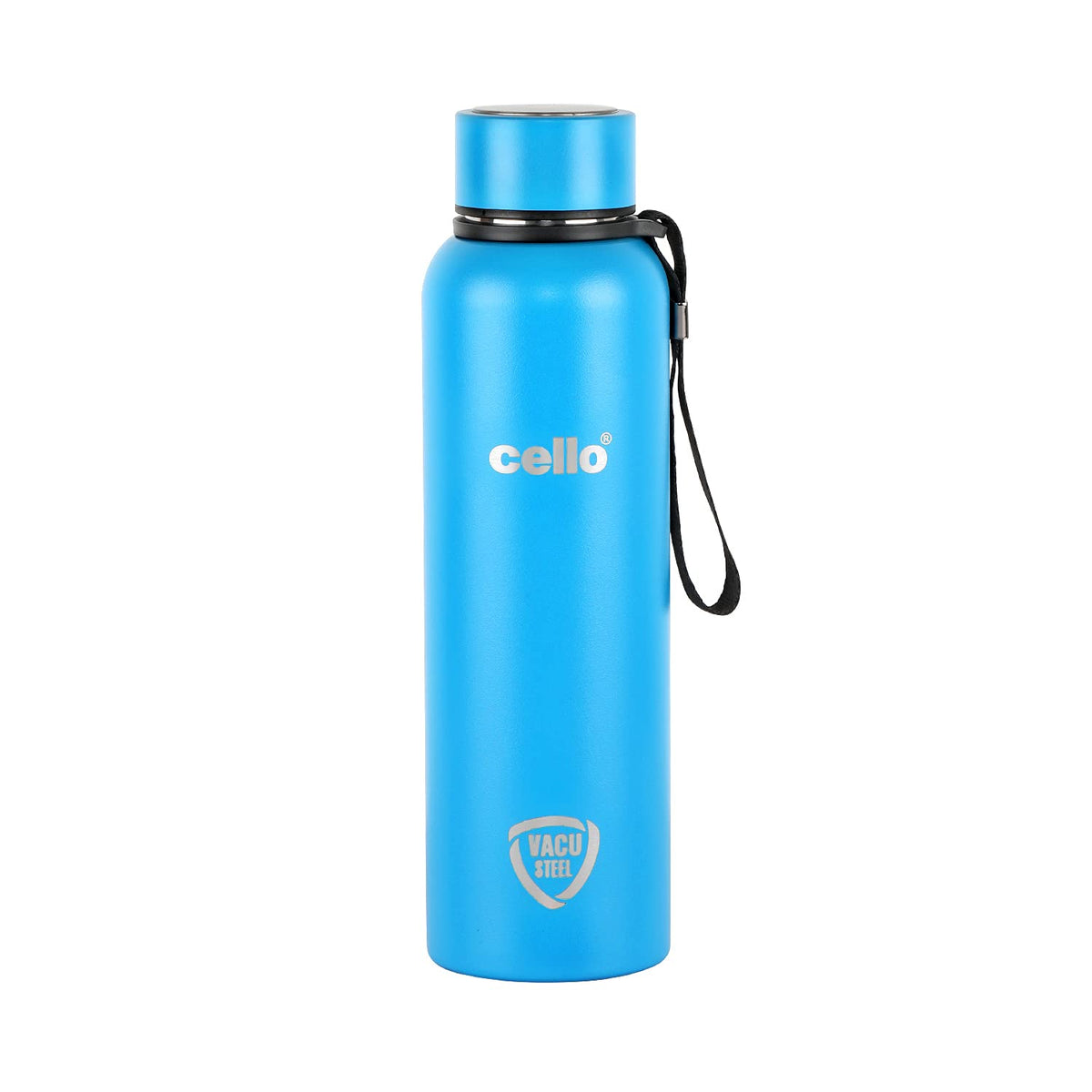 CELLO Duro Kent Stainless Steel Hot and Cold Water Bottle 900 ml Military Green | ISI Certified Spillproof Leakproof Double Wall Vacuum Insulated Thermos Flask Water Bottle for Home Office Gym Travel