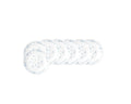 CORELLE Provincial Blue Glass Small Plate 17 cm, Lightweight & Durable, Made of Vitrelle Glass, Microwave & Dishwasher Safe, Elegant Crockery for Dining & Gifting - Set of 6