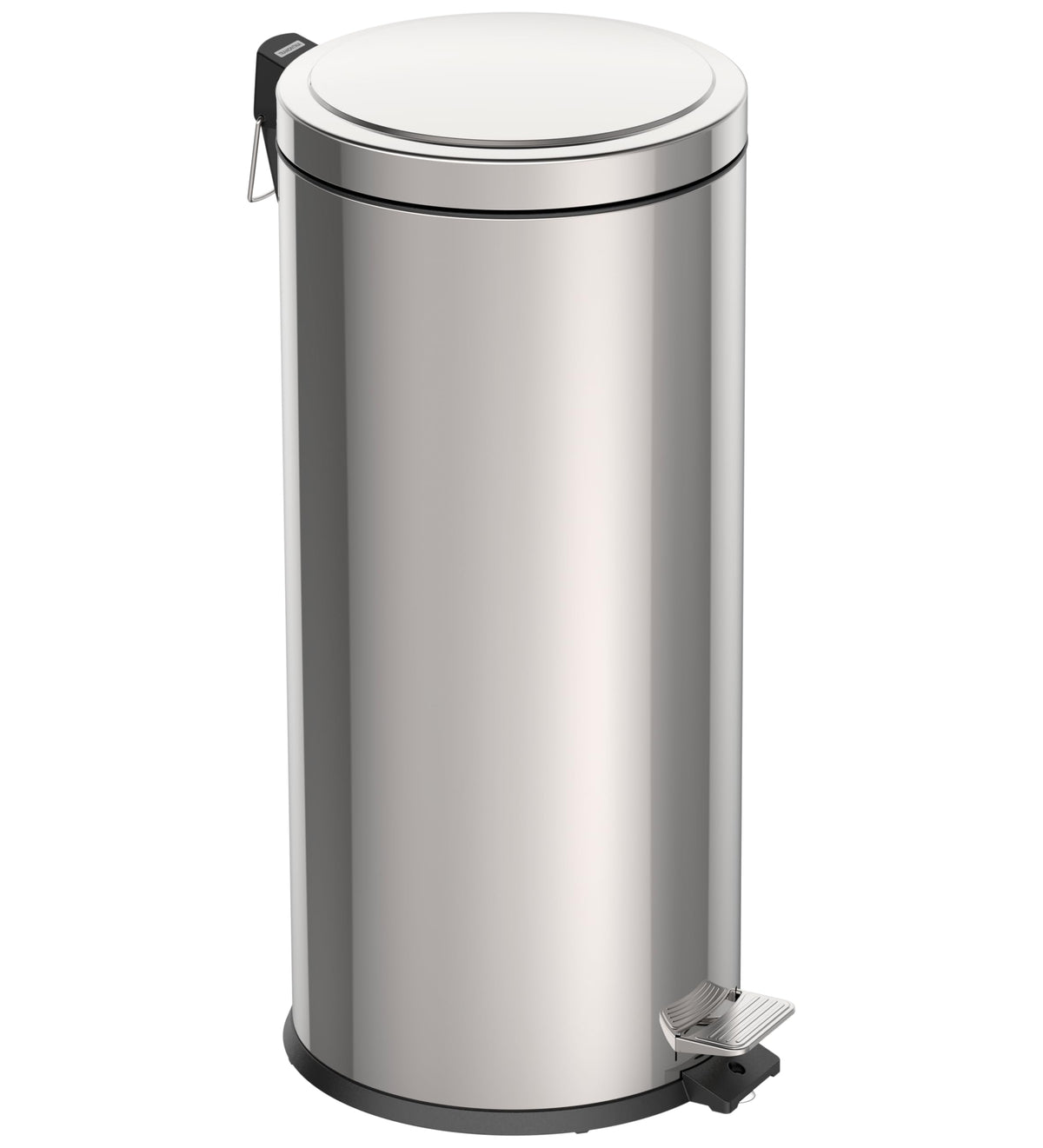 TRAMONTINA 20 Litre Stainless Steel Step Dustbin | Fingerprint-Resistant Finish | Soft-Close Lid | Removable Inner Bucket | Square Trash Can for Home, Office & Hospitality