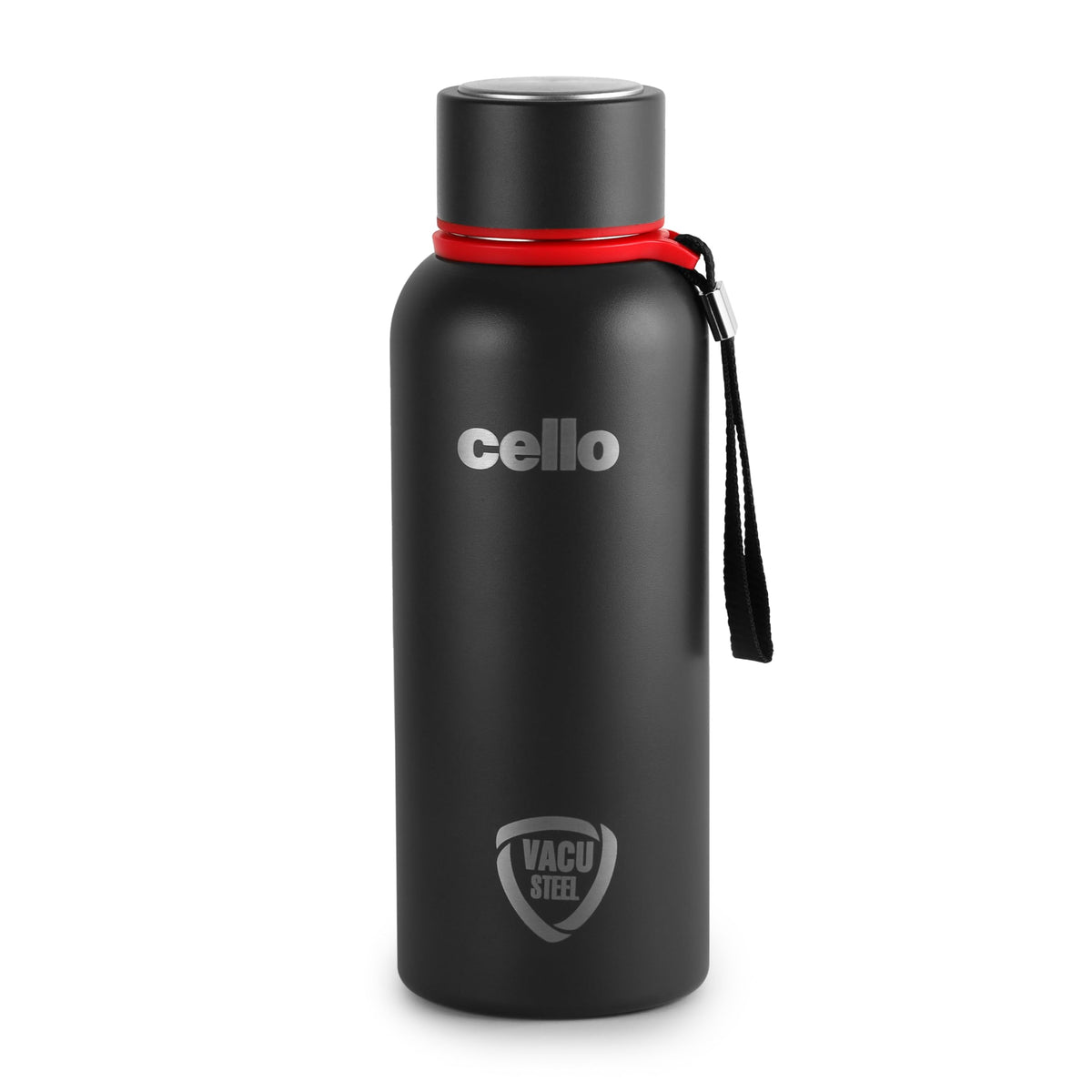 CELLO Duro Kent Stainless Steel Hot and Cold Water Bottle 900 ml Military Green | ISI Certified Spillproof Leakproof Double Wall Vacuum Insulated Thermos Flask Water Bottle for Home Office Gym Travel