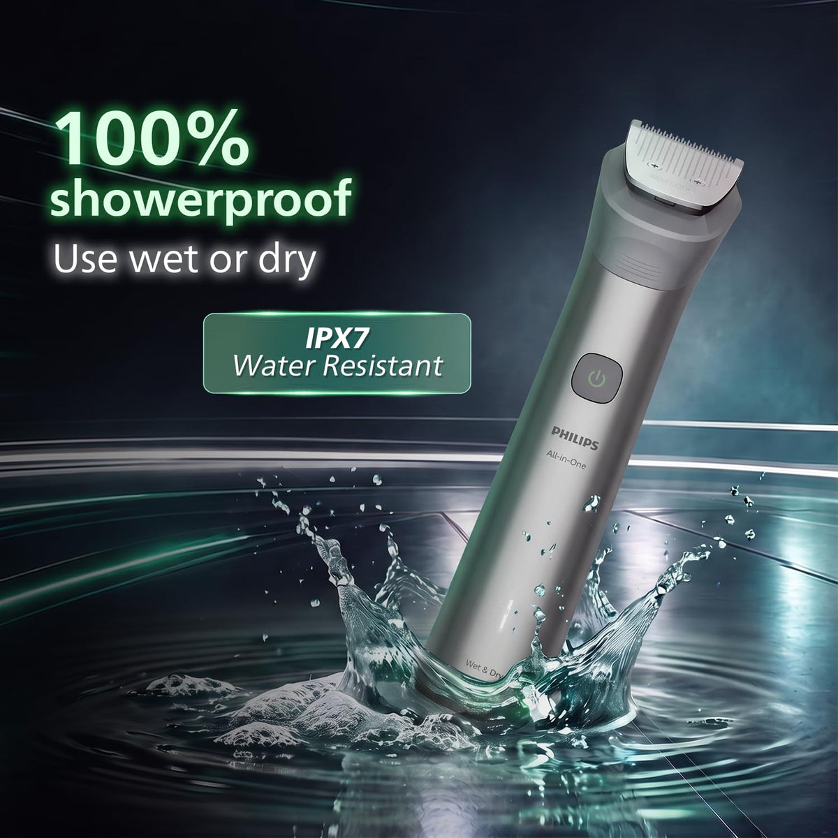 Philips India's No.1 Men's Trimmer* | Effortless styling | BeardSense Technology | All-in-One Grooming Kit- Face, Head, Body | 120min runtime | IPX7 Waterproof | 5yr warranty* | MG5932