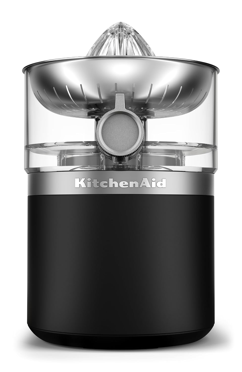 KitchenAid Go Wireless Citrus Juicer, Car Reversing Driver, 473 ml BPA-Free Container, Dishwasher Safe, for Oranges, Lemons & Limes, Battery Separate, Matte Black