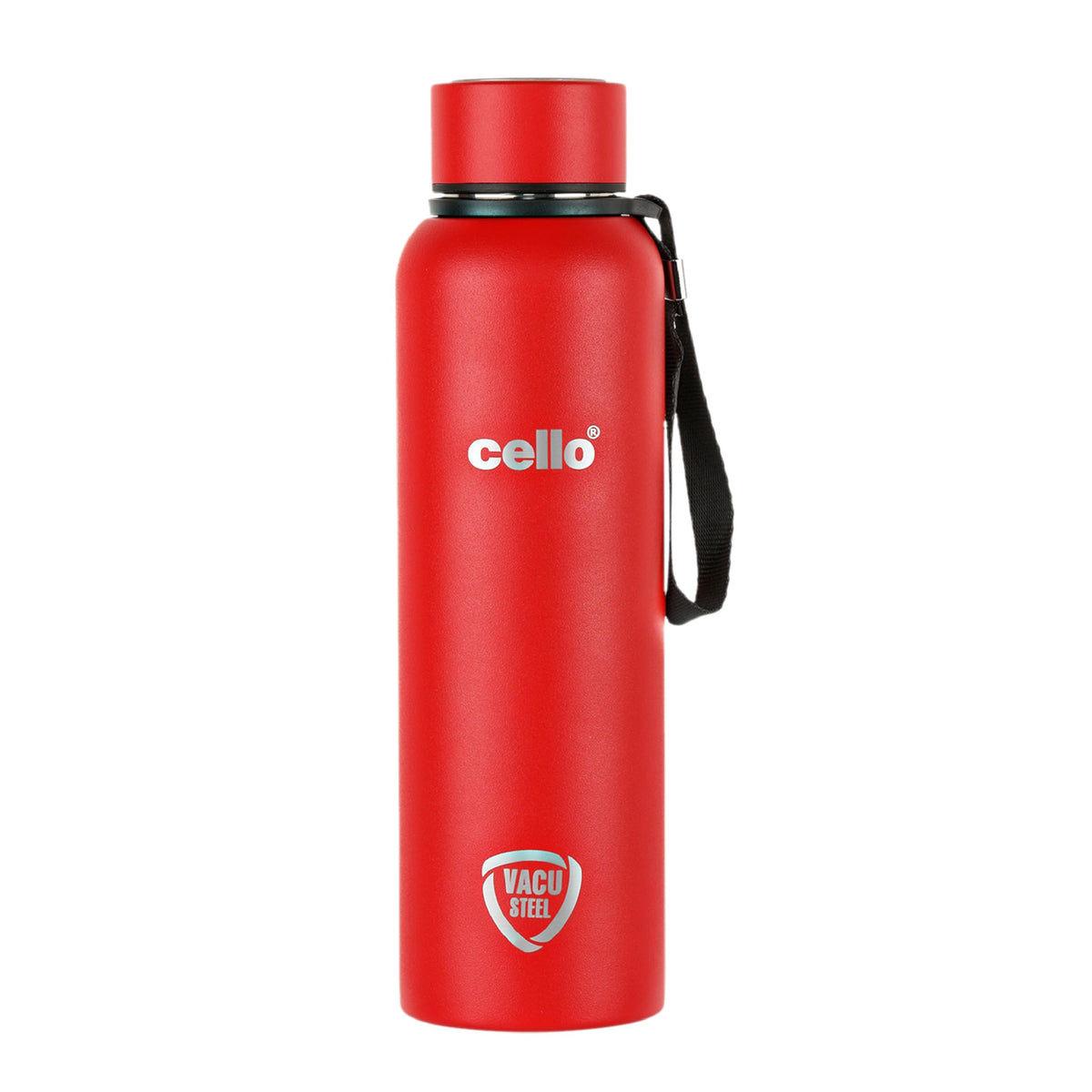 CELLO Duro Kent Stainless Steel Hot and Cold Water Bottle 900 ml Military Green | ISI Certified Spillproof Leakproof Double Wall Vacuum Insulated Thermos Flask Water Bottle for Home Office Gym Travel