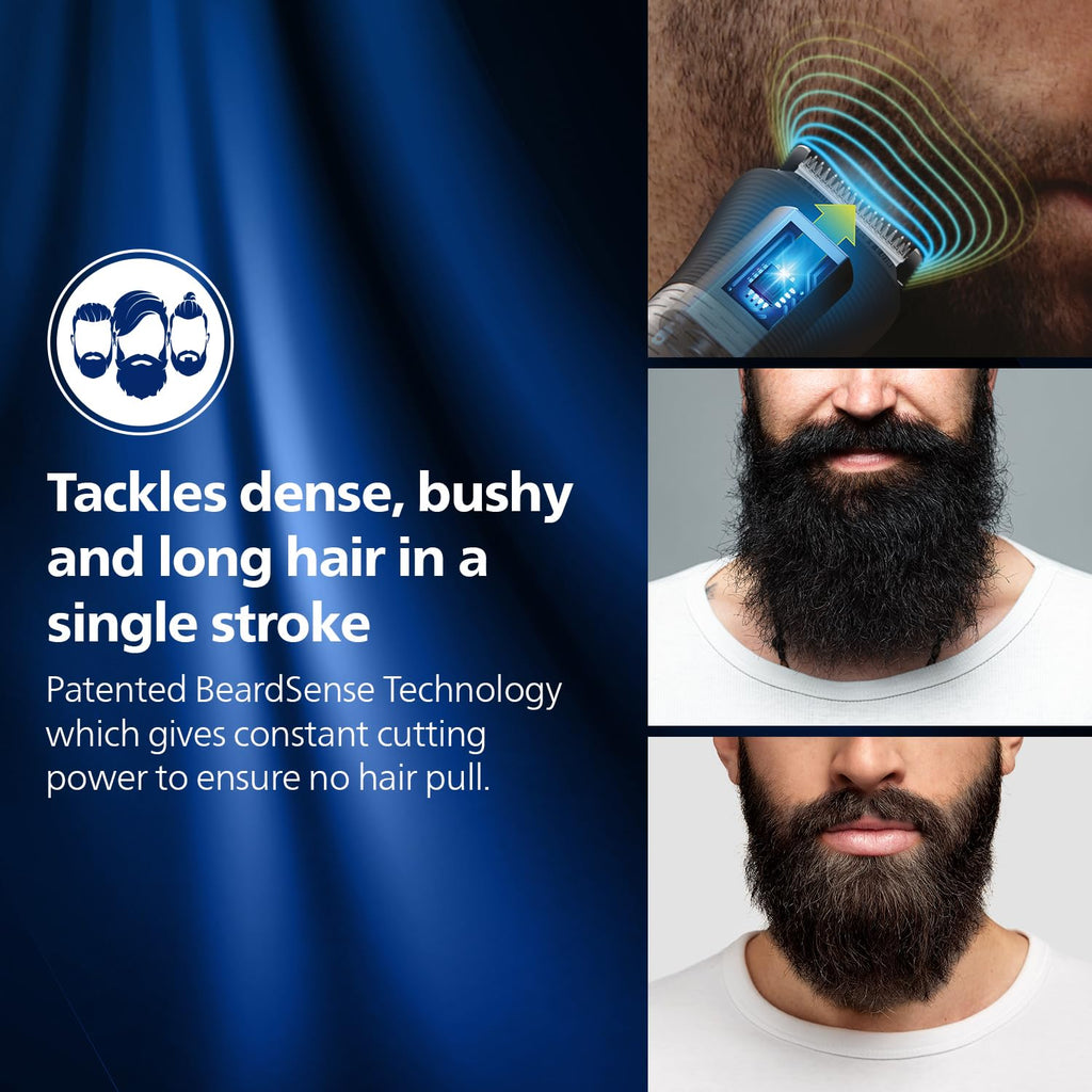 Philips India's No.1 Men's Trimmer | Skin Safe Grooming I 13-in-1 Essential Body Kit - Body, Face & Private Parts I 3 Year Warranty I 120 min runtime I 5 min Quick Charge MG5930/65