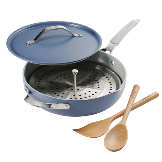 Tramontina ALL IN ONE +PAN BLUE 30CM - Mahavir World