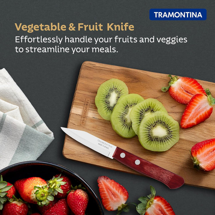 Tramontina Pywd Vegetable&Fruit Knife 3BRN - Mahavir World