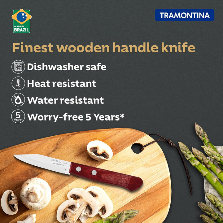 Tramontina Pywd Vegetable&Fruit Knife 3BRN - Mahavir World