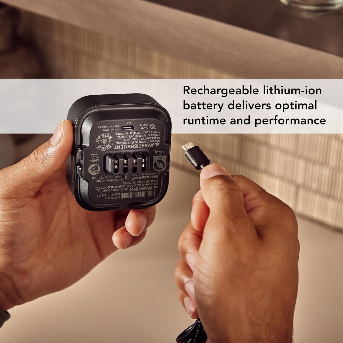 KitchenAid Go Cordless 12V MAX Lithium Ion Battery, KRB12