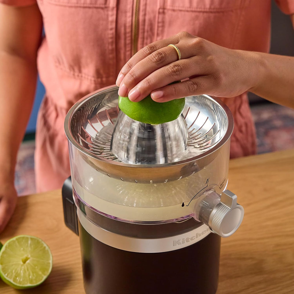 KitchenAid Go Wireless Citrus Juicer, Car Reversing Driver, 473 ml BPA-Free Container, Dishwasher Safe, for Oranges, Lemons & Limes, Battery Separate, Matte Black