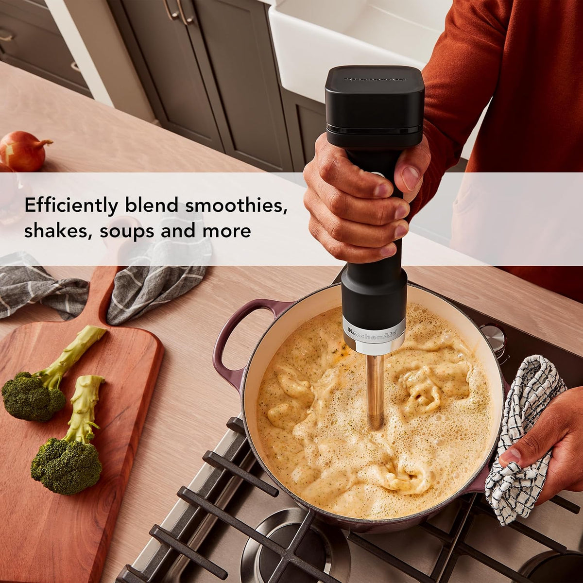 KitchenAid Go Cordless Hand Blender w/Accessories, battery sold separately
