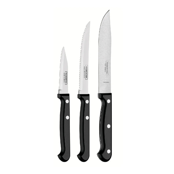 Tramontina Ultracorte Set of 3 Knives - Mahavir World